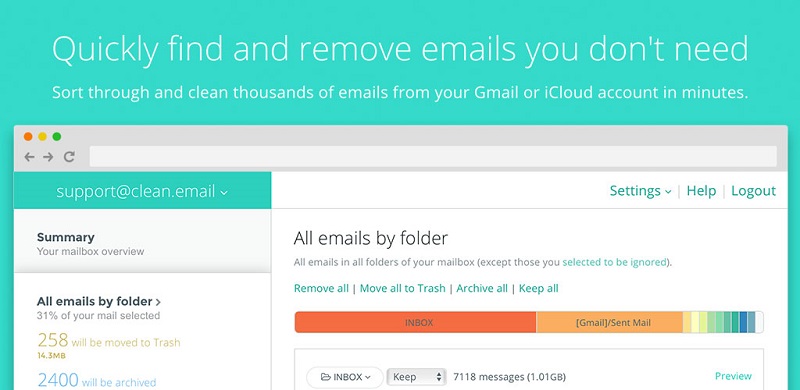 Clean-Email-Android-email-management-and-organization-program