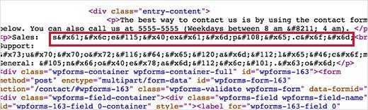 Protect-email-against-spam-bots