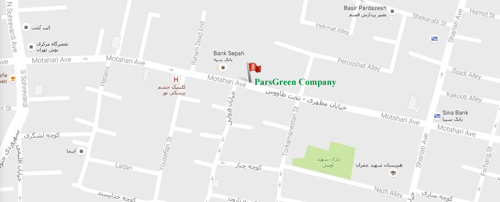 شرکت پارس گرین - تماس با ما