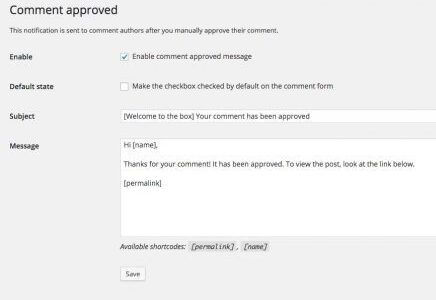  ارسال ایمیل تایید نظرات با افزونه Comment Approved - افزونه ارسال ایمیل سفارشی تایید نظرات در وردپرس - ارسال ایمیل تایید نظرات - ویژگی های افزونه Comment Approved -  دریافت ایمیل تایید نظرات با پلاگین Comment Approved - پلاگین ارسال ایمیل سفارشی تایید نظرات در wordpress