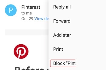 بلاک کردن ایمیل در جیمیل اندروید - Block email in Gmail Android - آموزش بلاک کردن ایمیل در جیمیل اندروید - روش های بلاک کردن ایمیل در اندروید - Block mail in email Android - آموزش بلاک کردن ایمیل در گوشی همراه - نحوه بلاک کردن ایمیل در تلفن همراه