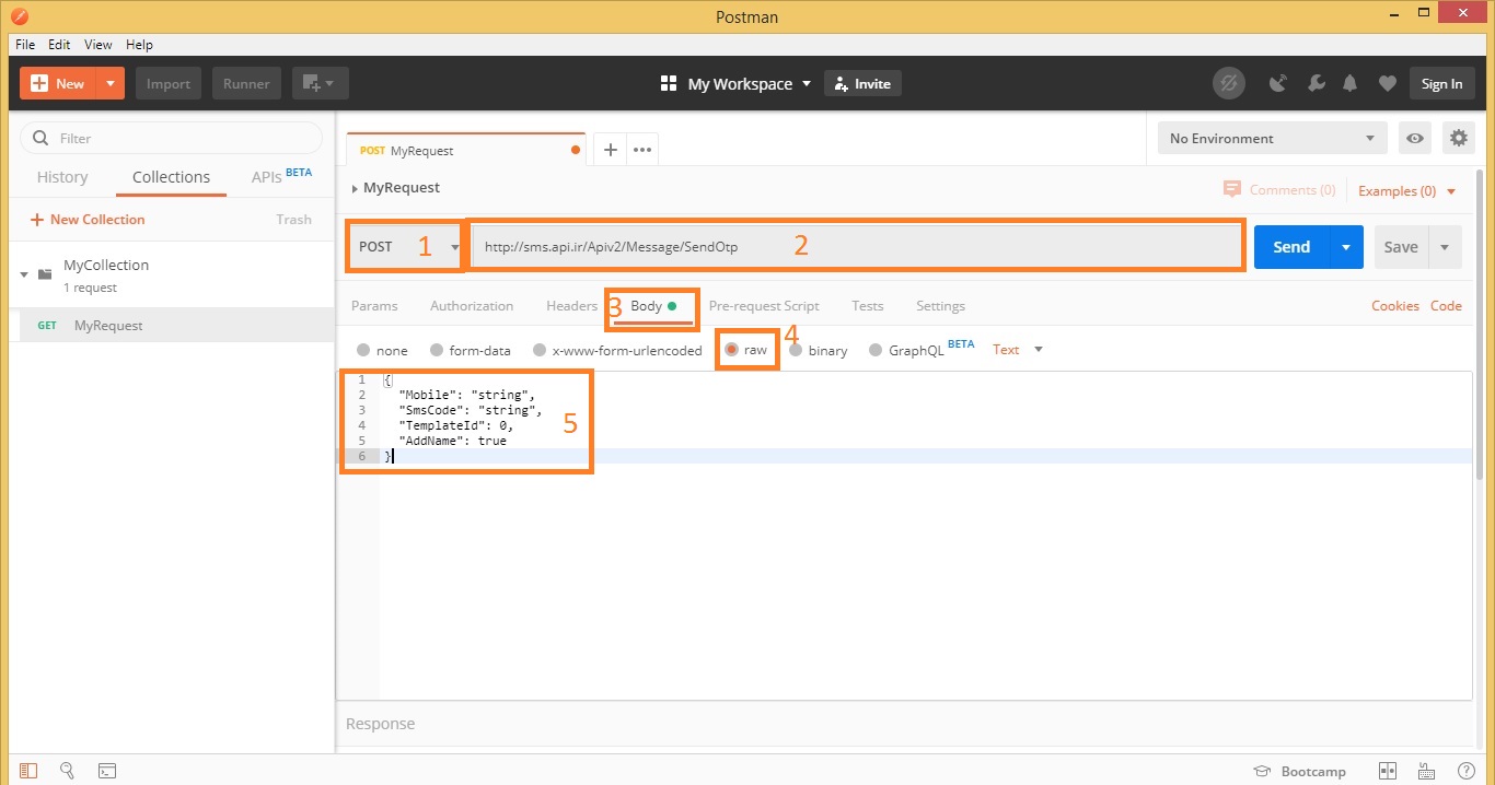 تست-وب-سرویس-پیامک-postman7