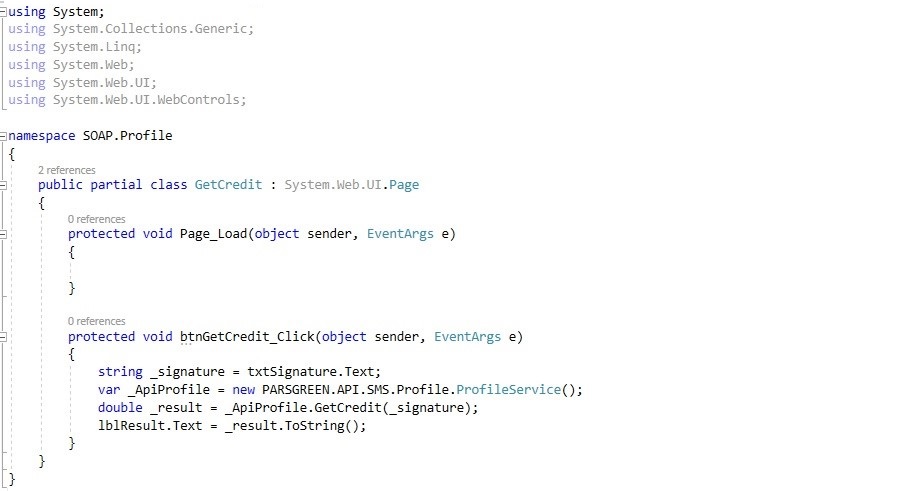 وب سرویس پیام کوتاه متد مانده اعتبار - وب سرویس مانده اعتبار پنل پیامکی - مانده اعتبار پنل پیامکی با web service - API مانده اعتبار پنل SMS - روش استفاده از وب سرویس مانده اعتبار - گرفتن موجودی شارژ حساب با وب سرویس پیام کوتاه - دریافت اطلاعات پنل کاربری پیامک با وب سرویس – ابزار کمکی وب سرویس پیامک